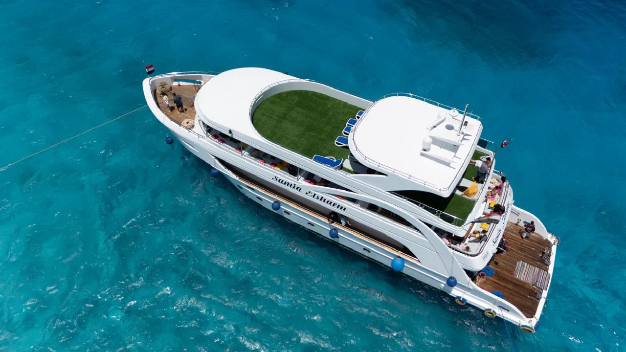 VIP boat to White Island and Ras Mohamed