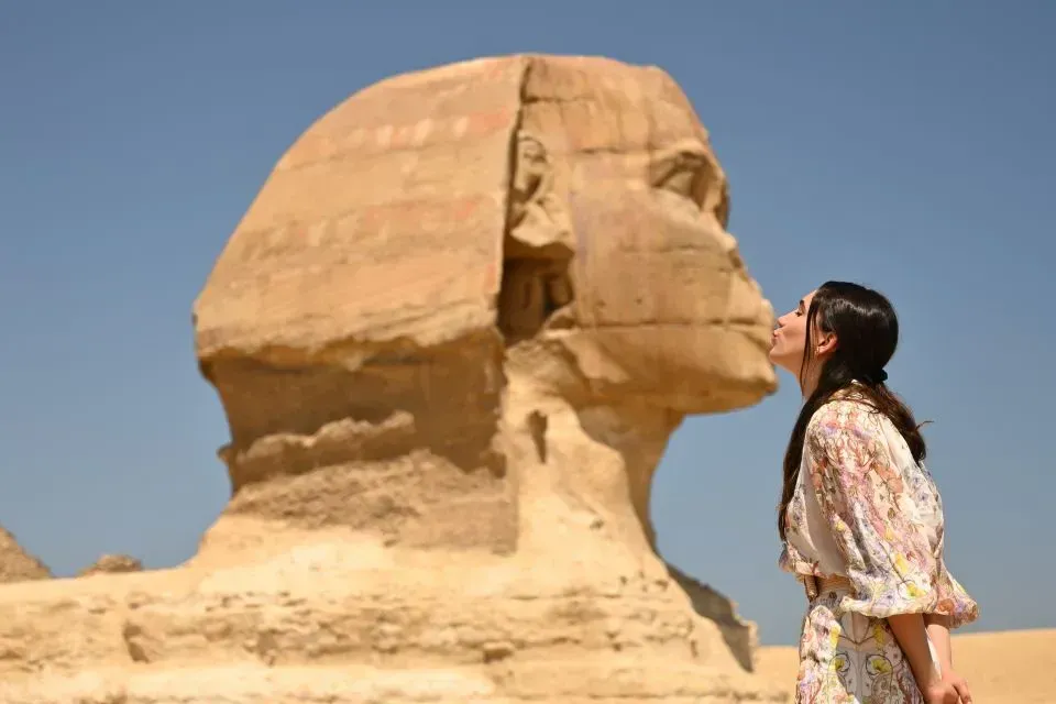 Il Cairo — Piramidi in aereo