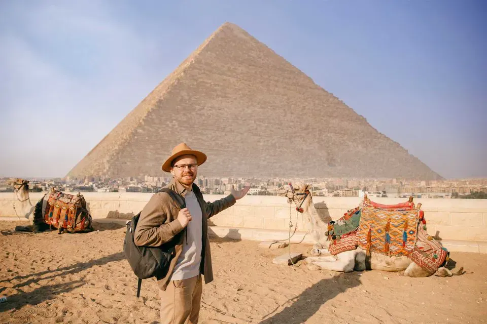 Il Cairo — Piramidi in aereo